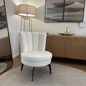 Poltrona Flor Giratória 82cm X 67cm X 65cm Natural