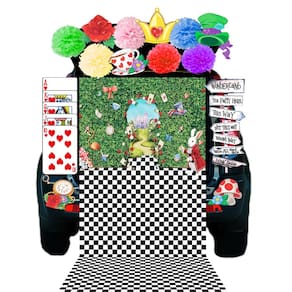 Kit de decoração de carro Trunk or Treat Wonderland Theme SUV