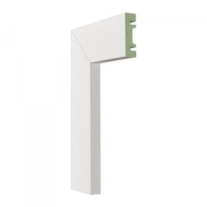 Kit com 15 Barras Guarnição Mdf 501 Moldufama 15mmx5cm Metro Linear 36m Branco