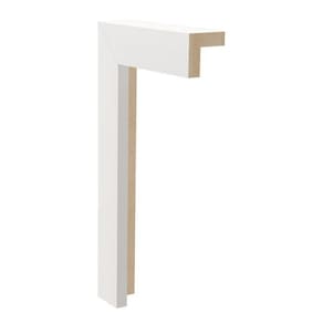 Kit com 20 Barras Arremate Mdf 250 Moldufama 15mmx2,5cm Metro Linear 48m Branco
