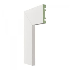 Kit com 15 Barras Guarnição Mdf 701 Moldufama 15mmx7cm Metro Linear 36m Branco