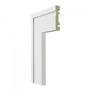 Kit com 20 Barras Guarnição Mdf 702 Moldufama 15mmx7cm Metro Linear 48m Branco