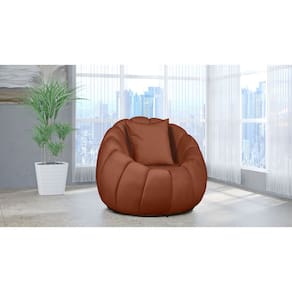 Poltrona Decorativa Concha Almofada Veludo Terracota - Londrilar