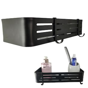Suporte Porta Shampoo Prateleira Banheiro Box Sabonete Utensilios Multiuso Lavanderia Cozinha Casa Resistente Organizaçao