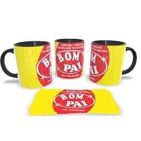Caneca de Porcelana Branca Personalizada Coleção Engraçadas