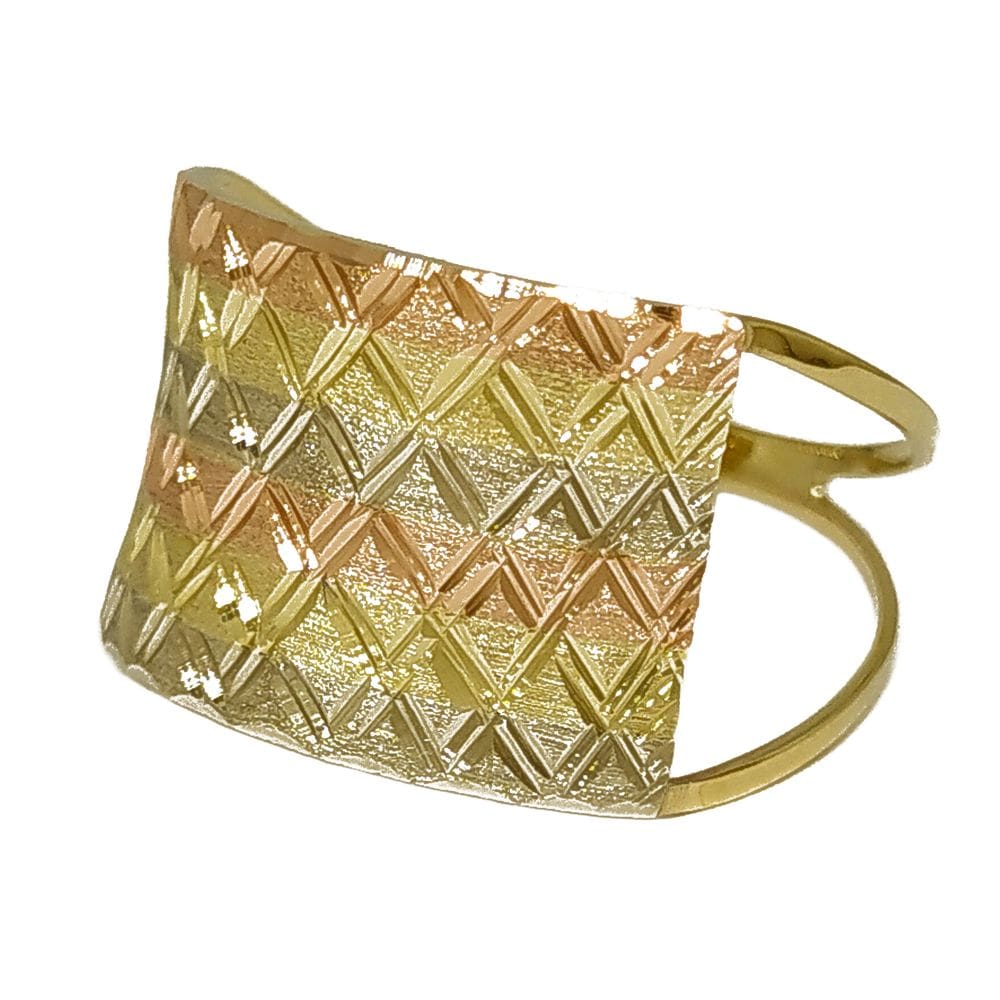 Anel Em Ouro 10k 416 Chapa 6 Cores Baixo