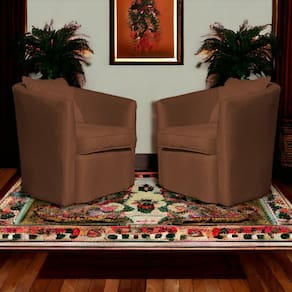Kit 2 Poltronas Decorativa Alana Veludo Terracota - Londrilar