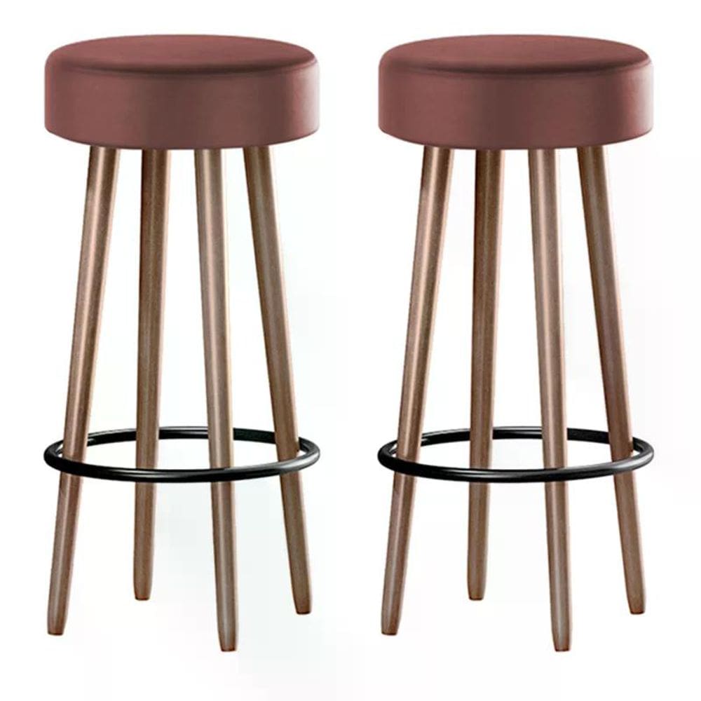 Kit 2 Banquetas Berlin Alta 70cm - Salaone