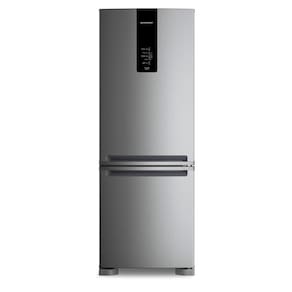 Geladeira Brastemp Frost Free Inverse A+++ 479 litros cor Inox com Super Capacidade e Smart Flow - BRE58FK