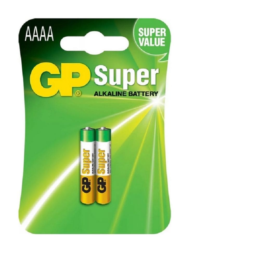 Pilha Alcalina Gp Mini Aaaa 1,5V - Blister C/ 2