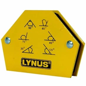 Esquadro Magnético Forte Capacidade 25 Kg Multi-ângulos Para Soldador Eml-25a Lynus