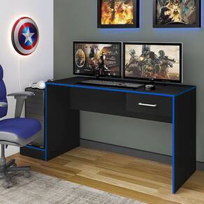 Mesa Escrivaninha Gamer Para 2 Monitores