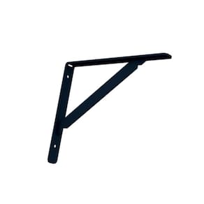Cantoneira Mão Francesa Preta 30 Cm Presto Para Estante