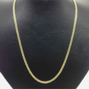 Corrente Gargantilha Banhado Ouro 18k Madri 2MM - 45CM