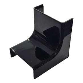Cotovelo Interno Para Canaleta Preta 50x20mm Grossa Larga