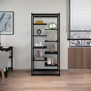 Estante Office Innovare com Um Estilo Industrial Preto