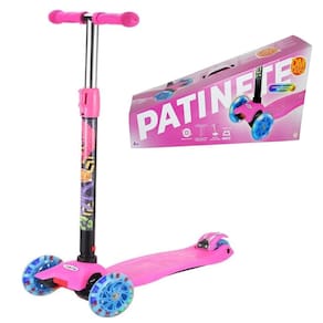 Patinete Infantil Radical até 40kg New Plus Led Ajustável Dm