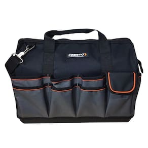 Bolsa De Ferramentas 18 Para Eletrecista 22 Bolsos Com Fundo Rígido Presto