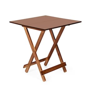 Mesa Dobrável 70 X 70 Imbuia - M.b Móveis