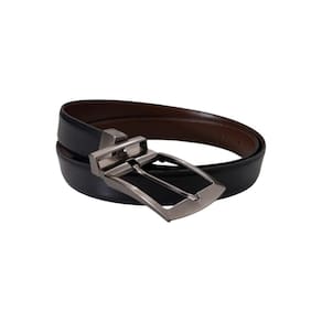 Cinto Dupla Face Couro Social Masculino Com Fivela Giratória Pratico Resistente Confortavel