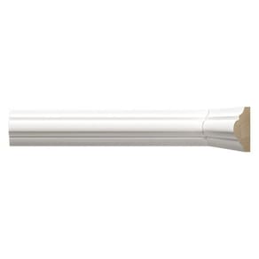 Kit com 40 Barras Boiserie Mdf 3cm X 15mm X 2,40m Liso Moldufama 300 96m Branco