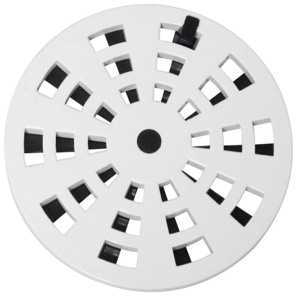Kit 5 Grelha Redonda com Diâmetro de 15cm e com Anti-Inseto em PVC Astra Branco
