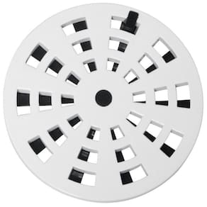 Kit 10 Grelha Redonda com Diâmetro de 15cm e com Anti-Inseto em PVC Astra Branco