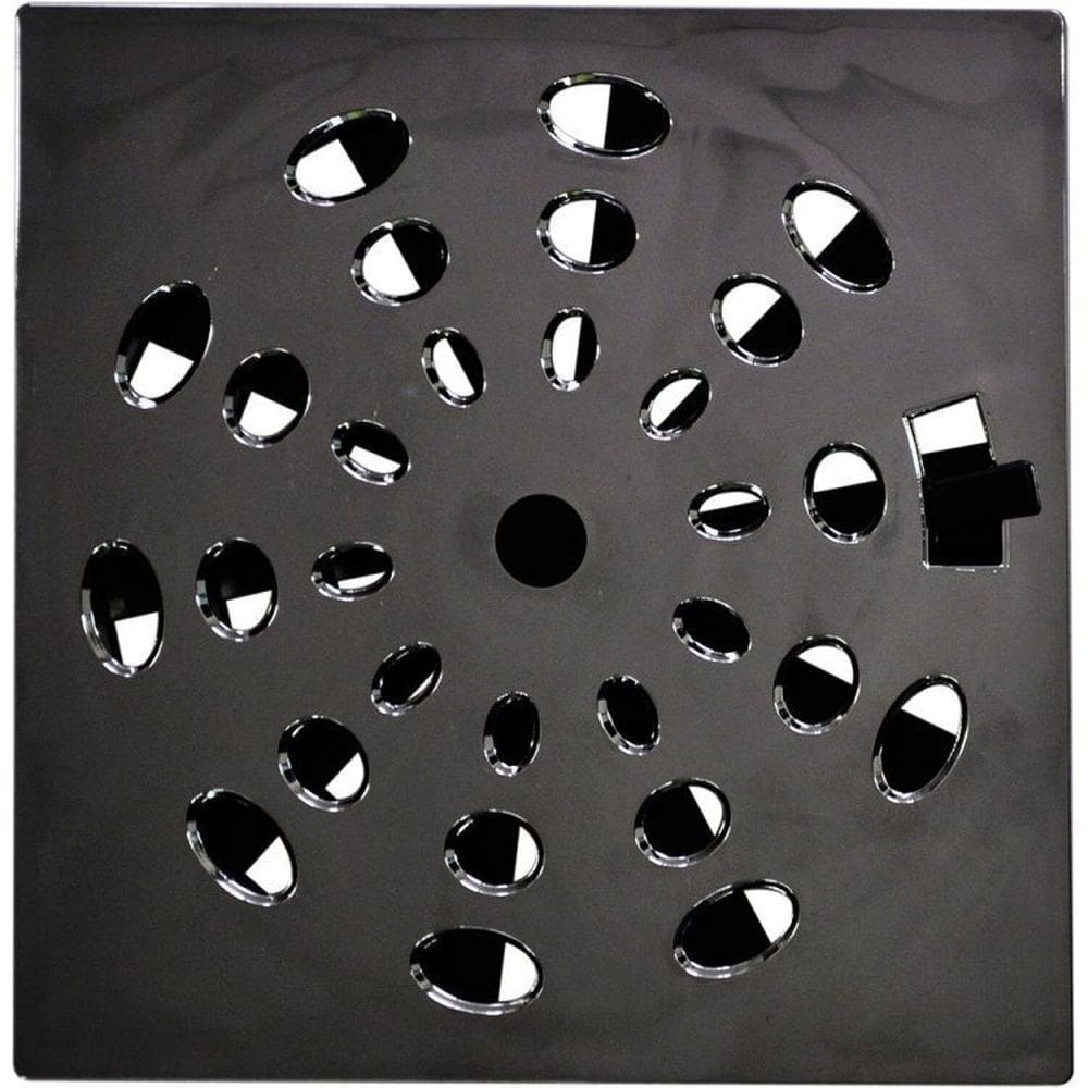 Kit 3 Grelha Quadrada 15x15cm com Anti-Inseto em ABS Astra Cromado