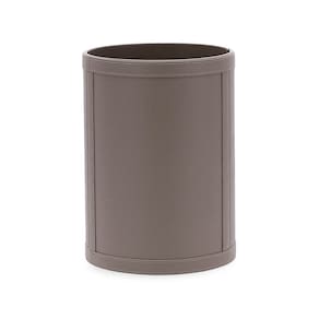 Lixeira em Mdf com Revestimento em Pu 29cm Marrom 19534 Mart