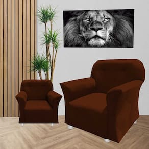 Combo Poltronas Amamentação Reforçadas Jolie Para Mamae e Jolie Infantil TerraCota