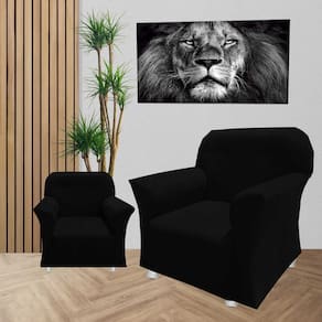 Combo Poltronas Amamentação Reforçadas Jolie Para Mamae e Jolie Infantil Preto
