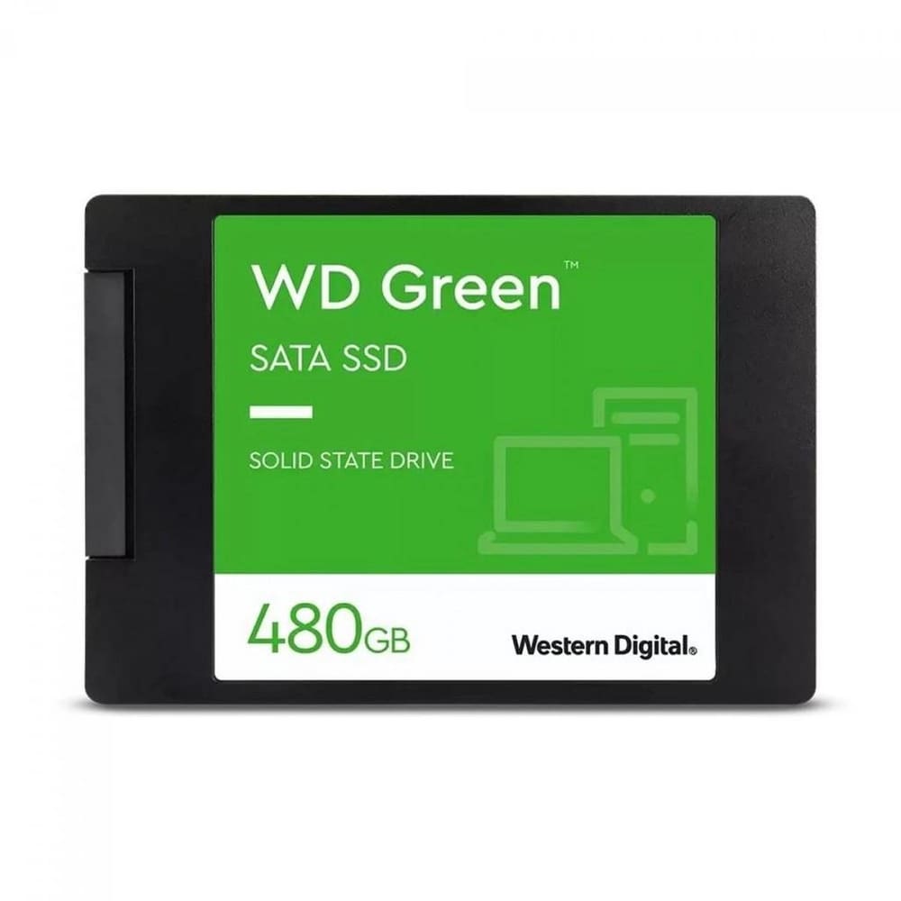 SSD, Green, 480GB, 2.5", Sata III, Preto - Western Digital