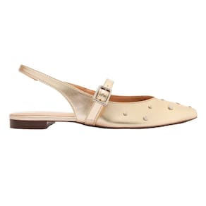Sapatilha Anacapri Slingback Bico Fino Tachas