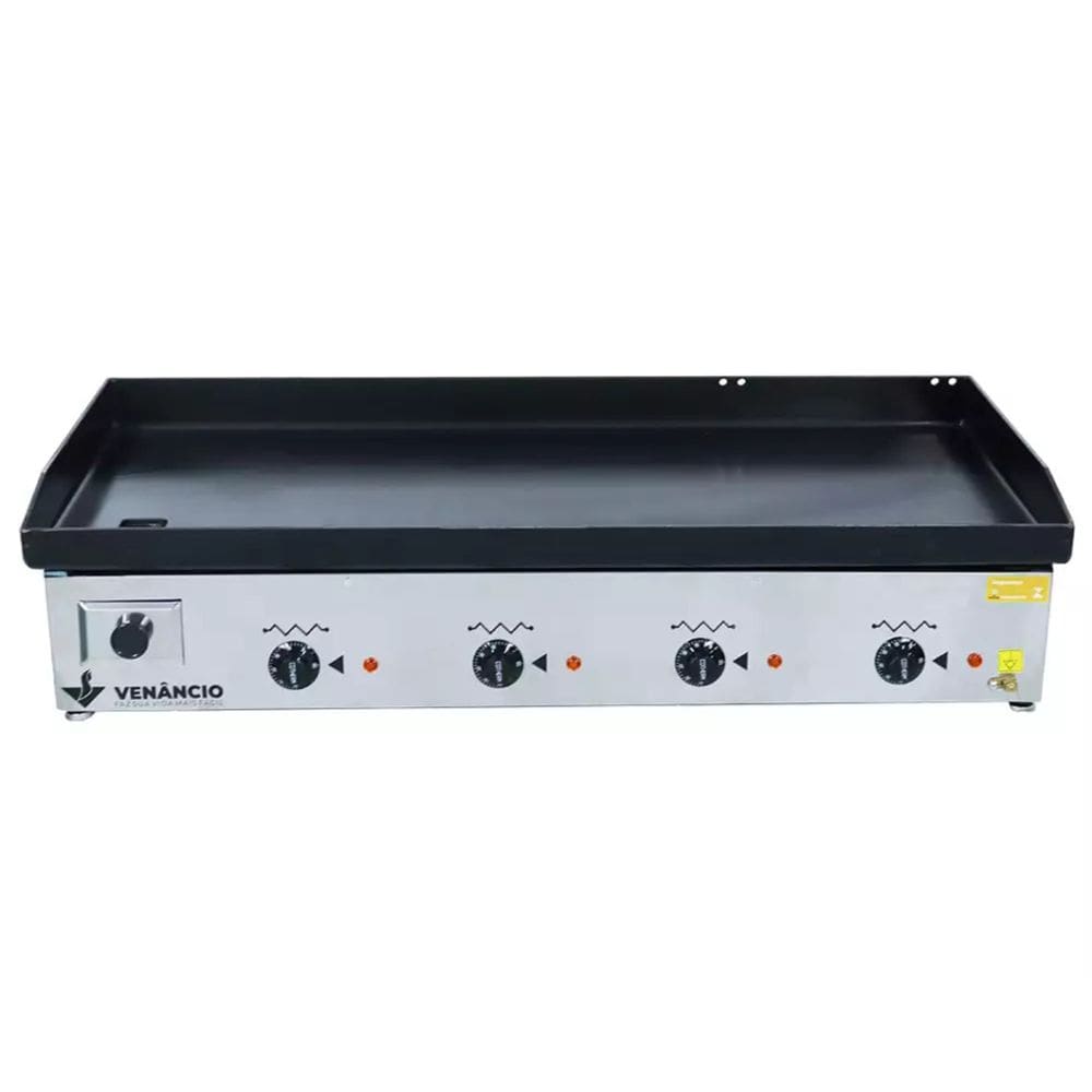 Chapa Bifeteira Elétrica 100cm Venâncio Deguste Luxo 4,76mm de Espessura C100 220V