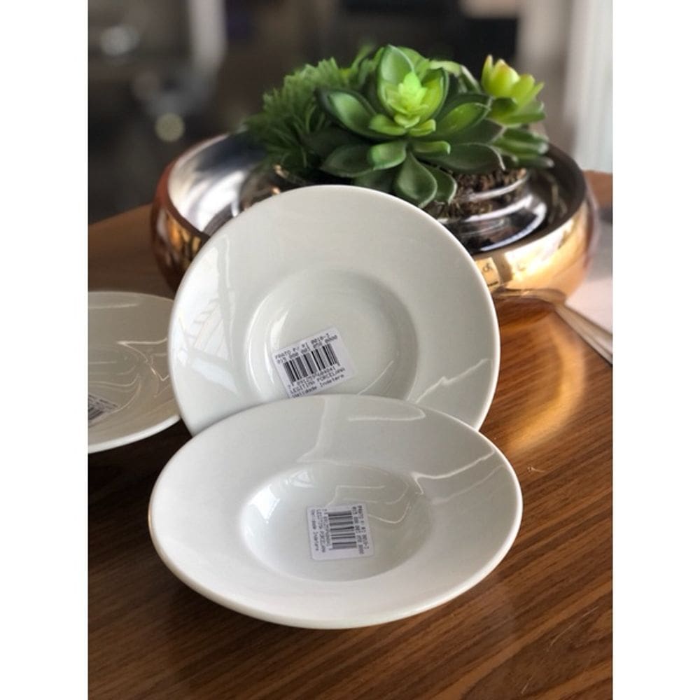 Prato para risoto porcelana branco 15cm Schmidt