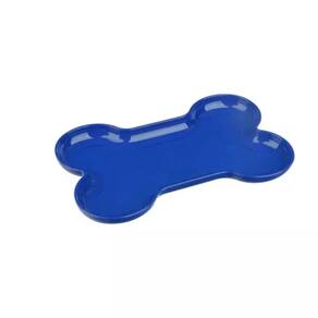 Bandeja e Petisqueira Formato Osso Azul (Ideal Para Decoração e Festa) 1 peça