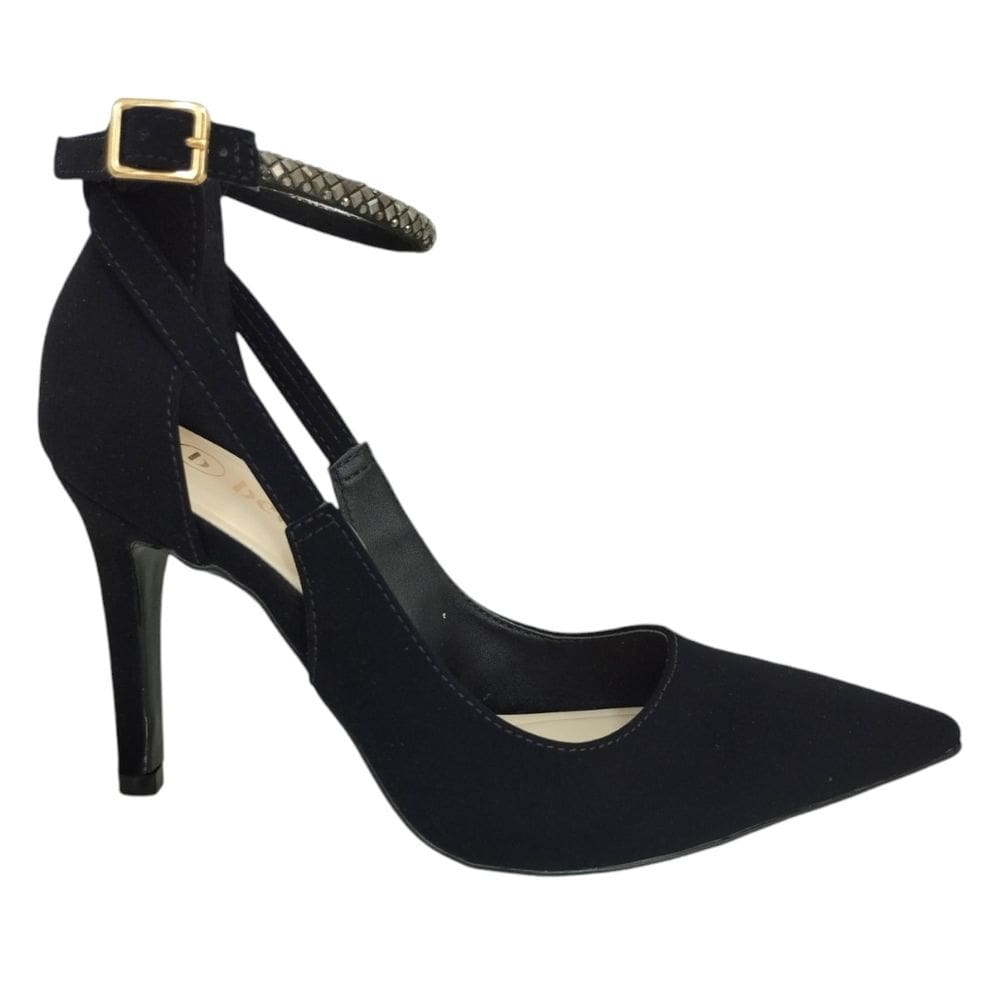 Scarpin Feminino Bebece Salto Fino Luxo Nobuck T9430-243