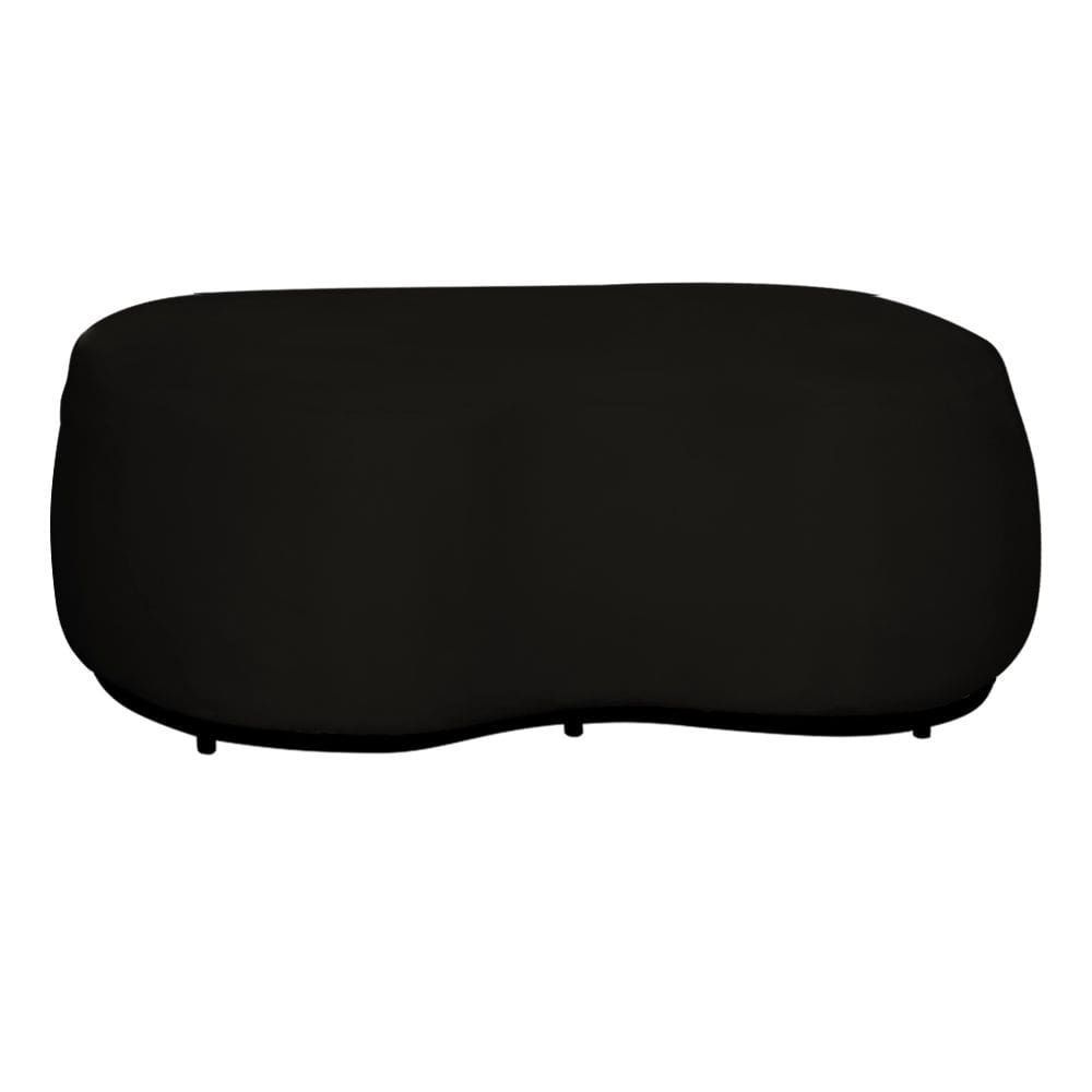 Puff Decorativo Beatriz Veludo Preto - Montanaris Decor