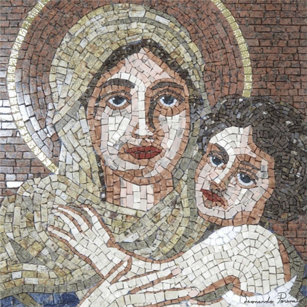 Mosaico Da Nossa Senhora De Shoenstatt