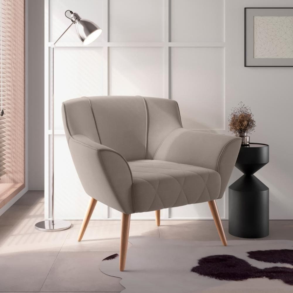 Poltrona Decorativa Balneária Inca Marrom