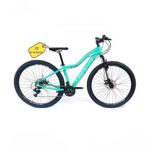 Bicicleta Aro 29 Absolute Hera Alumínio 27v Freio A Disco Mecânico Garfo Com Suspensão - Verde Tam.15