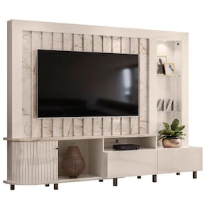Home Para Tvs 70 2 Gavetas Derby Calacata Off White
