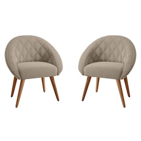 Conjunto Poltrona Para Sala De Recepção Celina Inca Castor