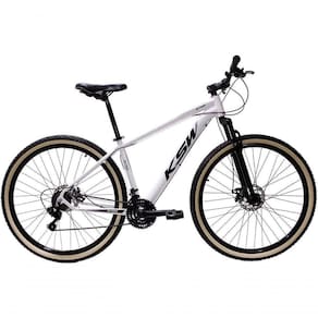 Bicicleta Aro 29 Ksw Xlt 24v Freio A Disco Suspensão Mountain Bike Alumínio - Branco Tam.17