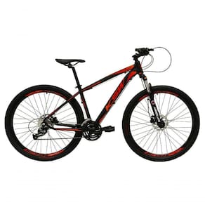 Bicicleta Aro 29 Ksw Xlt 27v Câmbios Shimano Altus Freios Hidráulicos Garfo Trava - Preto/laranja Tam.21