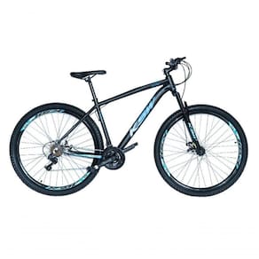 Bicicleta Aro 29 Ksw Xlt 24v Freio A Disco Suspensão Mountain Bike Alumínio Preto-azul 17