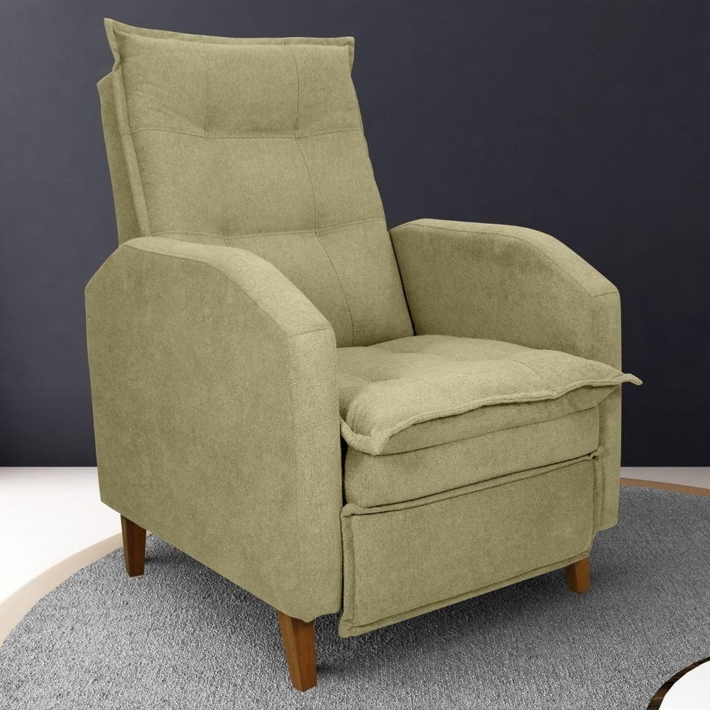 Poltrona Reclinável Leeds Boucle Oliva