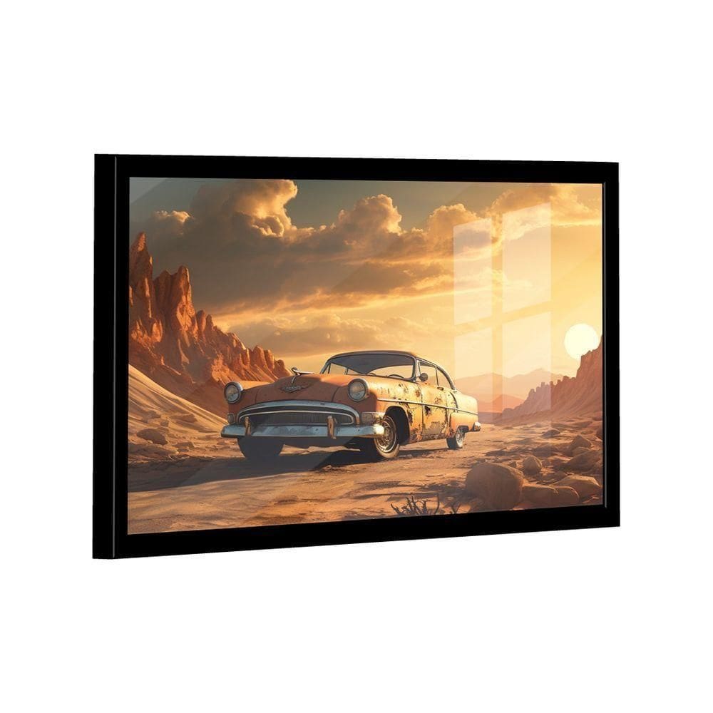 Quadro Relíquia No Deserto -- Br Artes