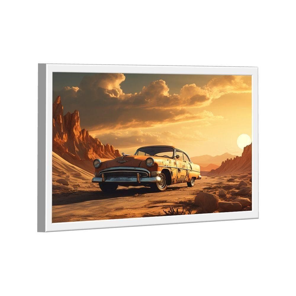 Quadro Relíquia No Deserto -- Br Artes