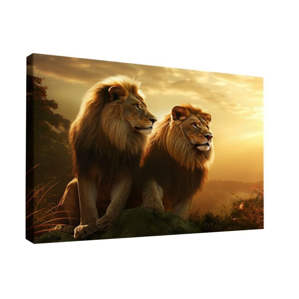 Quadro Lion Brothers -- Br Artes